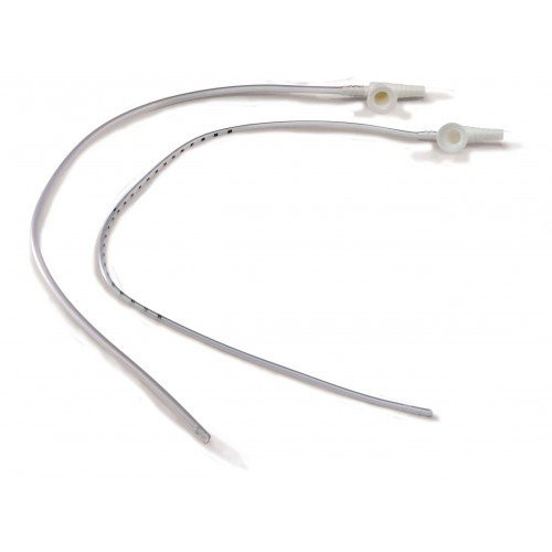 CATHETERS SUCTION TRACH OPEN W/CHIMNEY VALVE WHISTLE TIP W/O GRAD MARKING DISP ST LF 14FR COIL PK ARGYLE (50/CS) [150-31420]