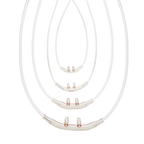 CANNULAS OXYGEN NASAL CURVED SOFT TIP ADULT CLEAR HIGH FLOW COMFORT FLO HUMIDIFICATION SYSTEM (25/CS) [122-HUD241101]