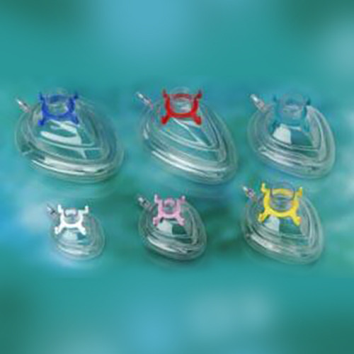 MASKS ANESTHESIA YOUTH AIR CUSHION W/VALVE COLOR-CODE RING LF TELEFLEX (20/CS) [088-1274]