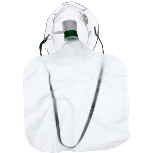 MASKS OXYGEN ADULT ELONGATED NONREBREATHER W/SAFETY VENT 750ML BAG W/O TUBING TELEFLEX (50/CS) [122-HUD1069-EA]