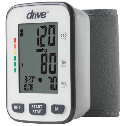 BLOOD PRESSURE UNITS ANEROID SPHYGMOMANOMETERS DIGITAL AUTO INFL WRIST DELUXE ADULT (EA) [500-BPDW2]