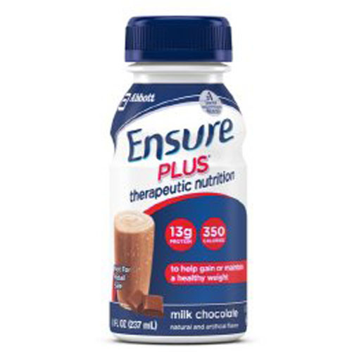 NUTRITIONALS ENSURE PLUS 8OZ BTL MILK CHOC (24/CS) [154-58299]
