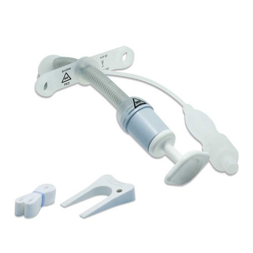 TRACHEOSTOMY TUBE CUFFED TTS NEONATAL ST FLEXTEND VNECK SZ 3.5MM X 34MM W/O DEHP LF PORTEX-BIVONA (EA) [168-67NFP35]