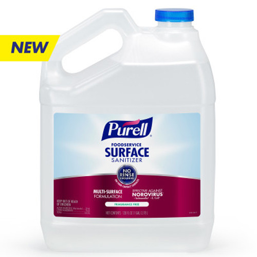 CLEANERS DISINFECTANT FOOD SERVICE SURFACES ALCOHOL FRAG FREE 1 GAL PURELL PROFESSIONAL (4GAL/CS) [GJ4341-04]