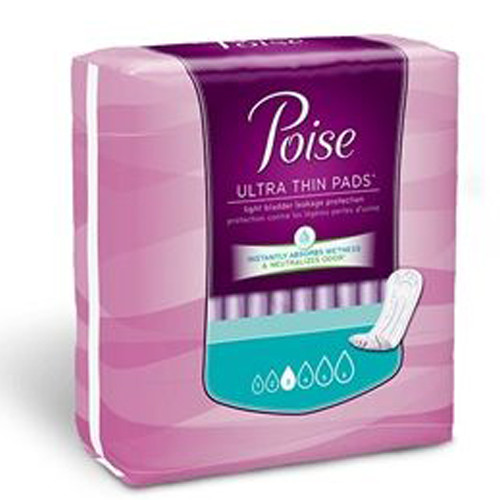 PADS BLADDER CONTROL GUARDS LIGHT ABS DISP LF 10.3IN ULTRA THIN LONG WHITE POISE (24/BG 4BG/CS) [KC48536]