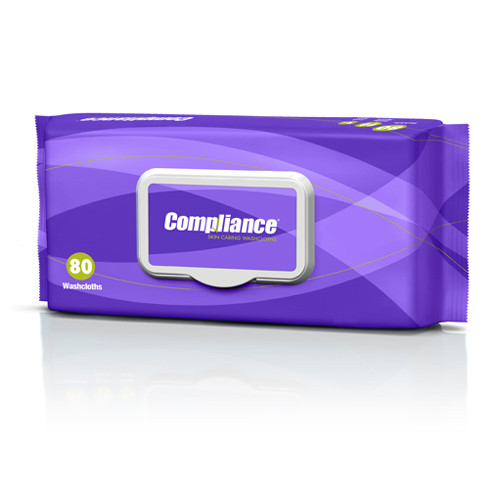 WIPES MOIST DISP SPUNLACE LF 8IN X 12.6IN W/ALOE NEUTRAL SOFT PACK W/LID COMPLIANCE (80/PK 12PK/CS) [600-WC4N1-V]