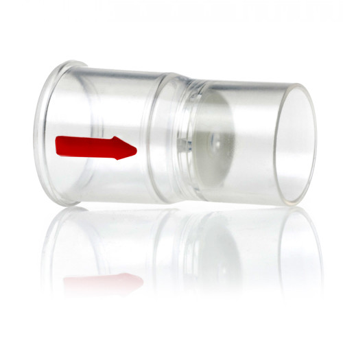 AEROSOL CONNECTOR STR-STYLE VALVE ONE WAY LOW FLOW 22MM OD TO 22MM ID FEMALE TO MALE TELEFLEX (50/CS) [122-HUD1665]