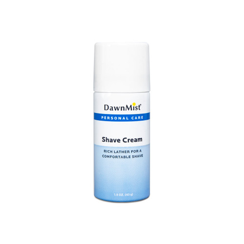 SHAVE CREAMS ALCOHOL FREE AEROSOL 1.5OZ DAWNMIST (36/BX 4BX/CS) [060-SC15]