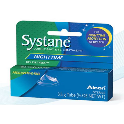 EYE DROPS LUBRICANT OINTMENT F/DRY EYE ST 0.12OZ / 3.5GM TUBE SYSTANE NIGHT TIME (EA) [PH281]