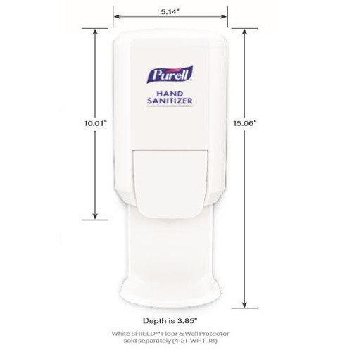 DISPENSERS SANITIZER MANUAL 1000ML WHITE PURELL CS2 (6/CS) [GJ4121-06]