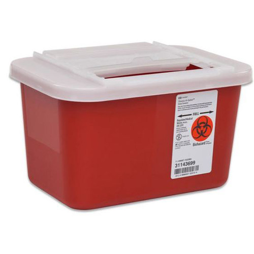 SHARPS CONTAINERS 8 QT / 2 GAL RED (20/CS) [150-31142222]