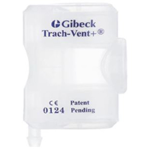 HUMID HEAT MOISTURE EXCHANGERS HME >50ML O2 SUPPLY PORT / SELF OPEN-CLOSE STYLE SUCT PORT / NO COLLAR CONNECTOR GIBECK TRACH-VENT+ (50/CS) [088-RGH312U]