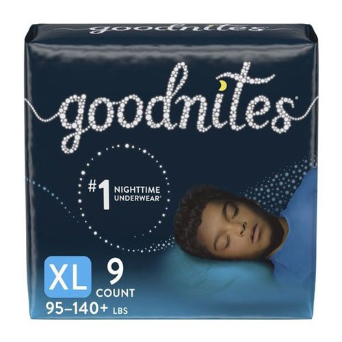 BRIEFS PULL UPS YOUTH MOD-HVY ABS DISP LF 95-140LBS XL F/BOYS GOODNITES (9/PK 4PK/CS) [KC55592]