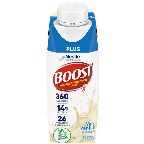 NUTRITIONALS BOOST PLUS 8OZ CTN VERY VAN (24/CS) [160-81186-EA]