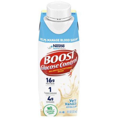 NUTRITIONALS BOOST GLUCOSE CNTRL F/DIAB 8OZ CTN VERY VAN (24/CS) [160-66110]