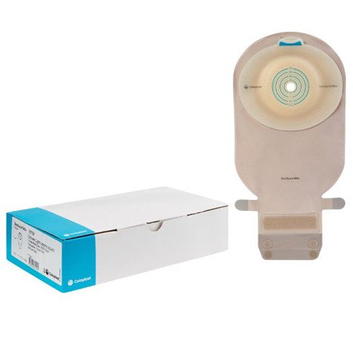 OSTOMY PCH 1PC DRAIN CUT-TO-FIT CONVEX LIGHT 3/8IN-1 11/16IN FILTER MAXI TRANS SENSURA MIO (10/BX) [046-16739]