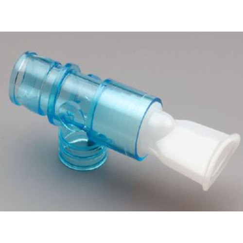 AEROSOL CONNECTOR T-STYLE F/NEBULIZER 22MM OD x 18MM ID X 22MM OD W/O DEHP LF W/MOUTHPIECE AIRLIFE (50/CS) [304-001505]