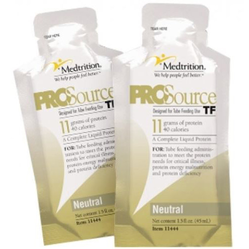 NUTRITIONALS PROSOURCE PROTEIN LIQ 1.5OZ PKT UNFLV (100/CS) [637-11444]