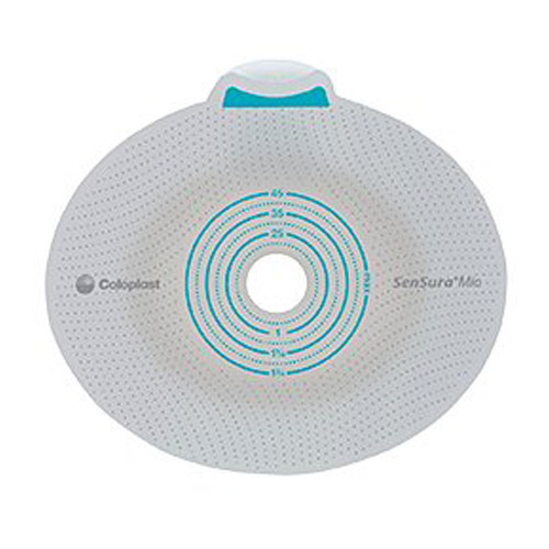 OSTOMY WAFER CUT-TO-FIT 3/8IN-2 9/16IN YELLOW SENSURA MIO CLICK (5/BX) [046-10531]