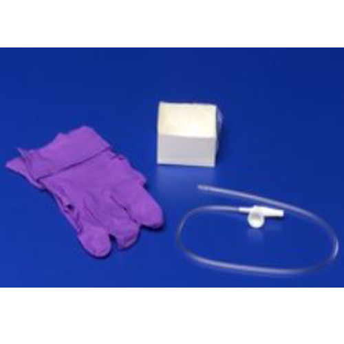 KITS/TRAYS SUCTION TRACH OPEN CATHETERS W/CHIMNEY VALVE WHISTLE TIP STRAIGHT 2GLV DISP ST 10FR ARGYLE (50/CS) [150-31079]