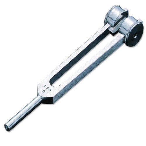 TUNING FORK NEUROLOGICAL WITH WEIGHT 128HZ (EA) [500-500128]