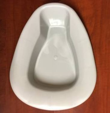 BEDPANS PLASTIC PONTOON COMMODE STACKABLE LF GREY MADE USA (50/CS) [500-PBP03-P]