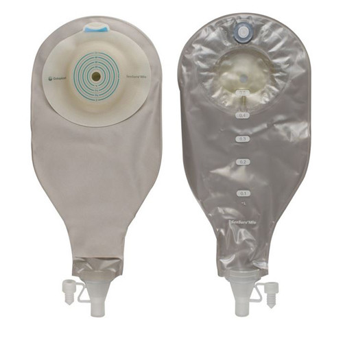OSTOMY PCH 1PC DRAIN CUT-TO-FIT STOMA 3/8IN TO 4IN W/FILTER TRANS SENSURA MIO (10/BX 12BX/CS) [046-18666]