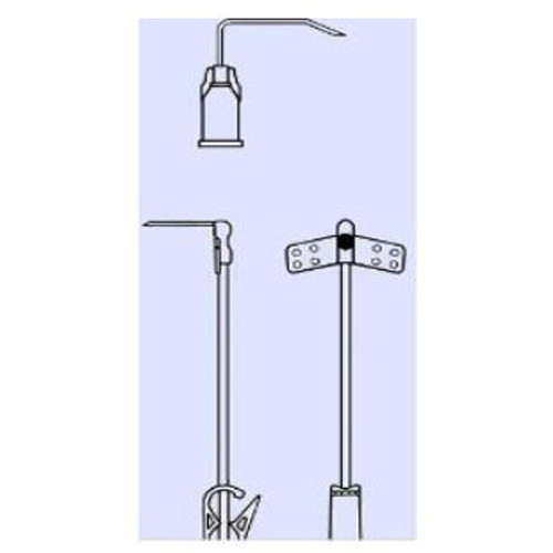IV INFUSION SET Y SITE HUBER 22GA X 3/4IN 9IN TUBING (12/CS) [500-50-2222]