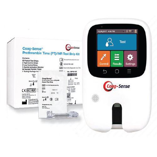 PT/INR METER W/3 BX TEST STRIPS COAG-SENSE PRO NEW CUST ONLY (KT) [600-PTINR3]