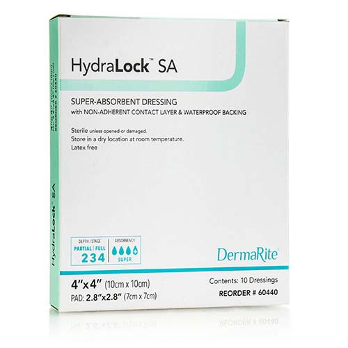 DRESSINGS CONTACT SUPER ABS NON-ADH LF ST 6IN X 10IN HYDRALOCK SA (10/BX) [600-290802]