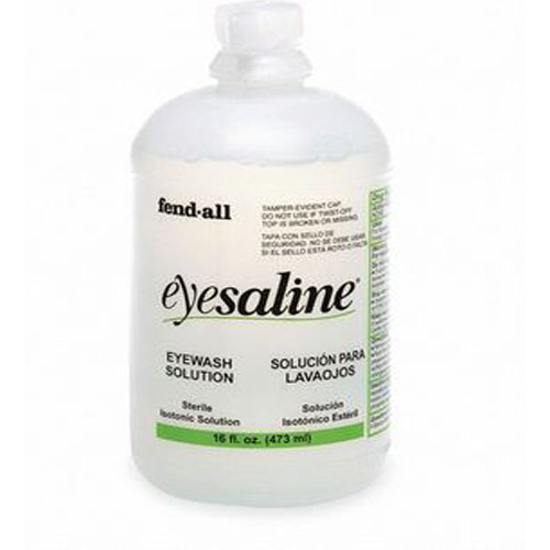 EYE WASH REPLACEMENT BOTTLES F/EYE WASH SYS 16OZ (EA) [500-E100-16]