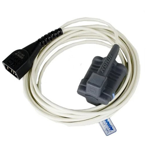 PULSE OXIMETER ACCESSORIES SENSOR UNIT FINGERTIP/TOE REUSABLE SOFT SENSORS MD W/3FT CABLE PURE LIGHT (EA) [749-8000SM-1]