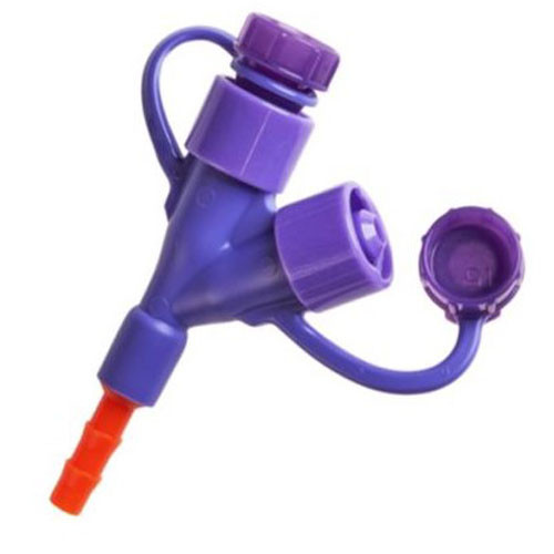 ENTERAL ACCESSORIES ADAPTERS Y-PORT/PEG 16FR 5.3MM ENFIT ORANGE KANGAROO (20/CS) [150-751622E]