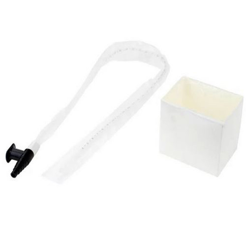 KITS/TRAYS SUCTION TRACH OPEN CATHETERS W/CHIMNEY VALVE SLEEVED WHISTLE TIP GRAD MARKING W/CUP DISP ST 10FR BLACK (50/CS) [500-ST10-SLV]