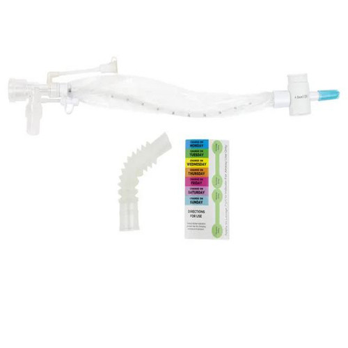 KITS/TRAYS SUCTION TRACH CLOSED SYSTEM DUAL ELBOW 24HR 12FR 12IN (20/CS) [500-21603]