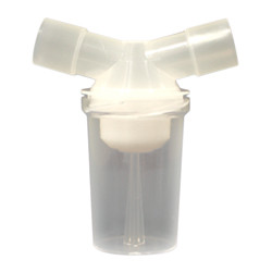 OXYGEN TUBING WATER TRAP SELF-SEALING 22MM ID X 22MM OD 70CC TELEFLEX (50/CS) [122-HUD1650]
