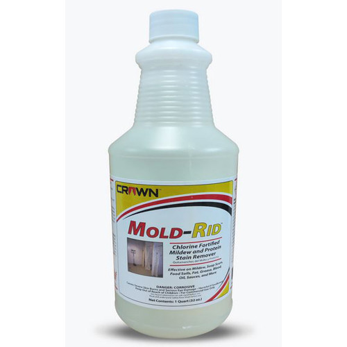 CLEANERS RESTROOM DISINFECTANT HARD SURFACE CHLORINATED STAIN REMOVER RTU 32OZ MOLD-RID MADE USA (6/CS) [500-ESR06-Q12]