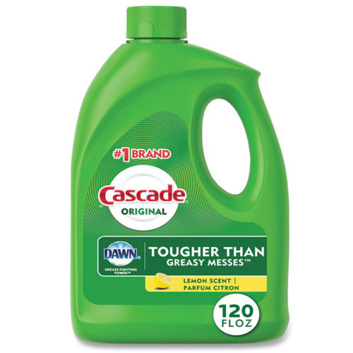 DISHWASHING DETERGENTS GEL LEMON SCENT 120OZ CASCADE (4/CS) [PGC28193-EA]