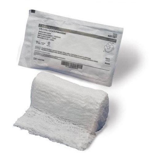 BANDAGES GAUZE ROLLS LF ST 6PLY 4IN X 4.1YD FLUFF DERMACEA (96RLS/CS) [150-441101]