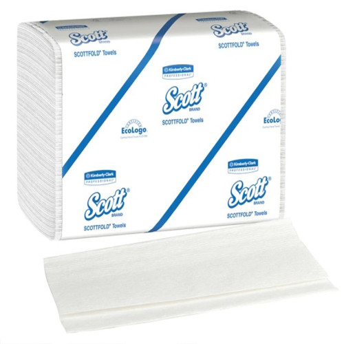 TOWELS PAPER DISP MULTI-FOLD 1PLY WHITE 9.4IN X 12.4IN (175EA/SL 25SL/CS) [KC01960]