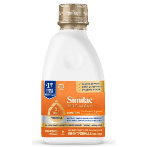 NUTRITIONALS SIMILAC SENSITIVE 360 TOTAL CARE F/INFANT 32OZ BTL (6/CS) [154-68160]