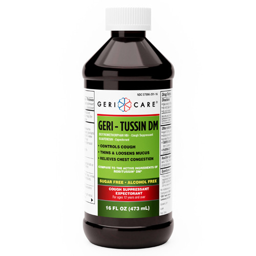 GUAIFENESIN EXPECTORANT & COUGH SUPPRESSANT DM 100/10MG SYRUP 16OZ BTL ALCOHOL AND SUGAR FREE COMPARE TO ROBITUSSIN DM MADE USA (12/CS) [PH039SF]