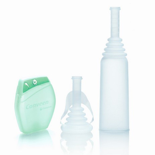 CATHETERS EXT MALE SELF-ADHERING DISP 100% SILIONE SPORT LENGTH 35MM CONVEEN OPTIMA (30/BX 16BX/CS) [028-22135-EA]