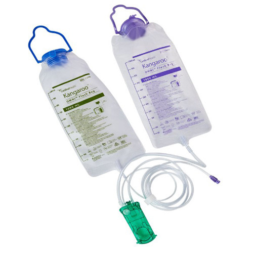 ENTERAL FEEDING THICK FORMULA PUMP SET W/ 1000ML FLUSH BAG KANGAROO OMNI (30/CS) [150-E10FFR]