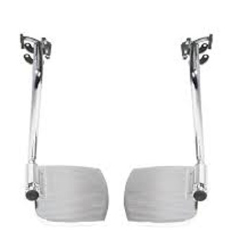 WHEELCHAIR ACCESSORIES FOOTRESTS (F/R) SWINGAWAY F/500-WC SERIES 16-20IN WIDE (PR) [500-STDDSF]