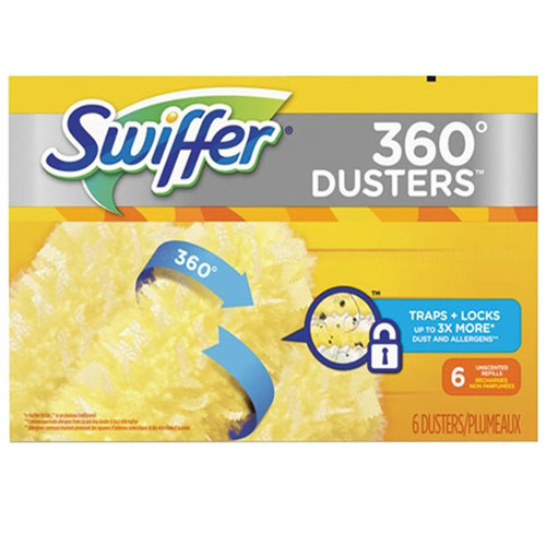 MOPS DUSTER REFILL YELLOW SWIFFER 360 (6/BX 4BX/CS) [PGC21620]