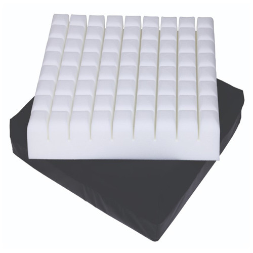 CUSHIONS WHEELCHAIR GEO-MATT PRT 18IN X 16IN X 3IN W/ANTI SLIP COVER (6/CS) [172-PRT1816-96-CS]