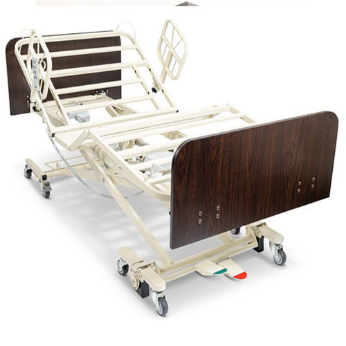BEDS PACKAGE ULTRA LOW 3 FUNCTION ELEC EXPANDABLE BED W/QBAR HI-LOW 7" x 30" 550LB CAP W/ ONE-STEP CASTER LOCK SYSTEM, MAPLE, AMBER CHERRY OR MAHOGANY (EA) [630-ULB48-X-7/30-CLS]