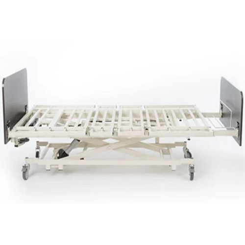 BEDS PACKAGE LOW BARIATRIC EXPANDABLE W/PIVOT ASSIST BAR HI-LOW 14IN X 30IN 750LB CAP W/BUILT IN SCALE MAPLE, AMBER CHERRY OR MAHOGANY (EA) [630-LX-BARI-S-PA]