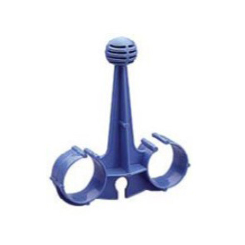 OXYGEN VENTILATOR ACCESSORIES CIRCUIT HANGER DISP BLUE (50/CS) [304-001832]